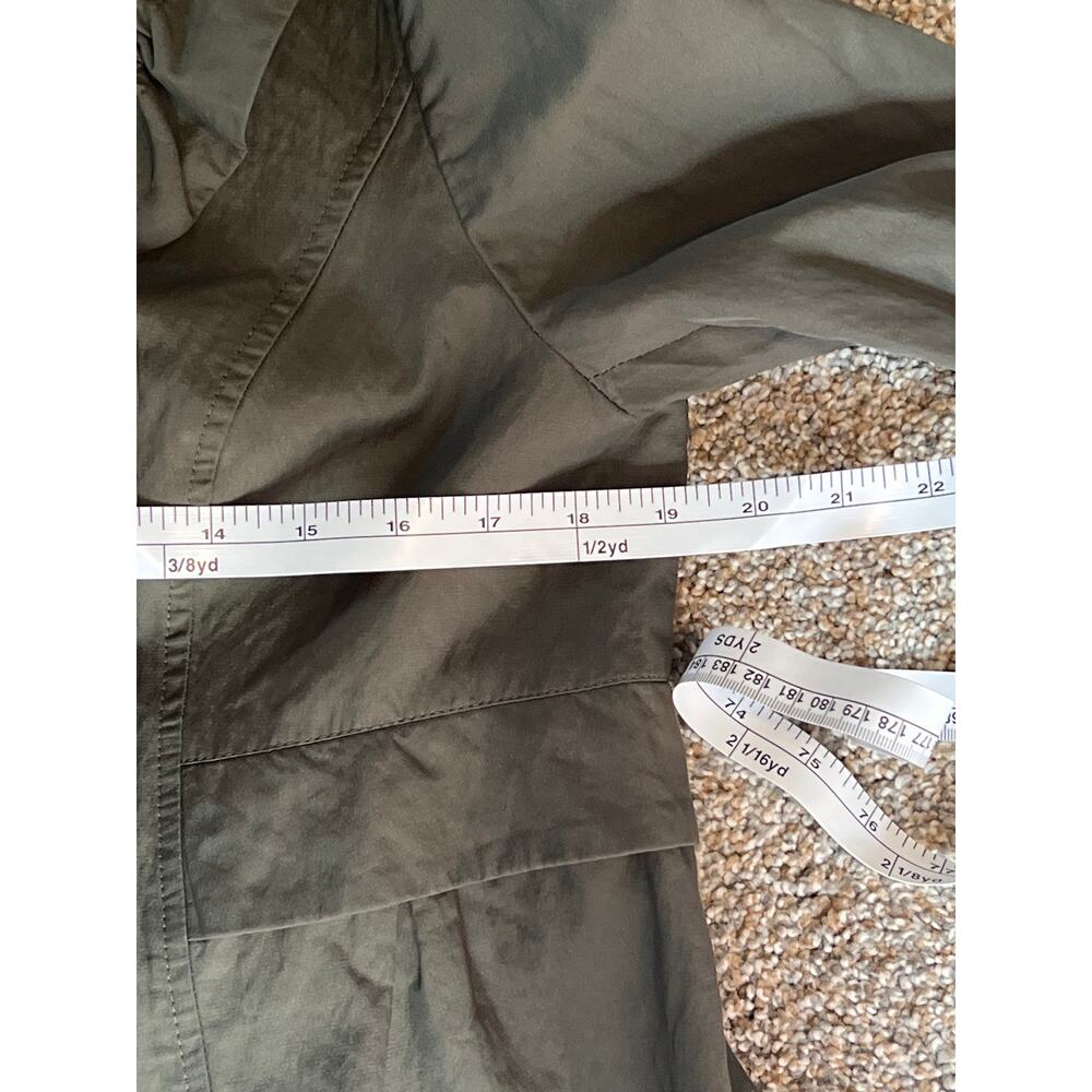 Ann Taylor Loft Dark Green Trench Coat.  Size Medium - Picture 4 of 6
